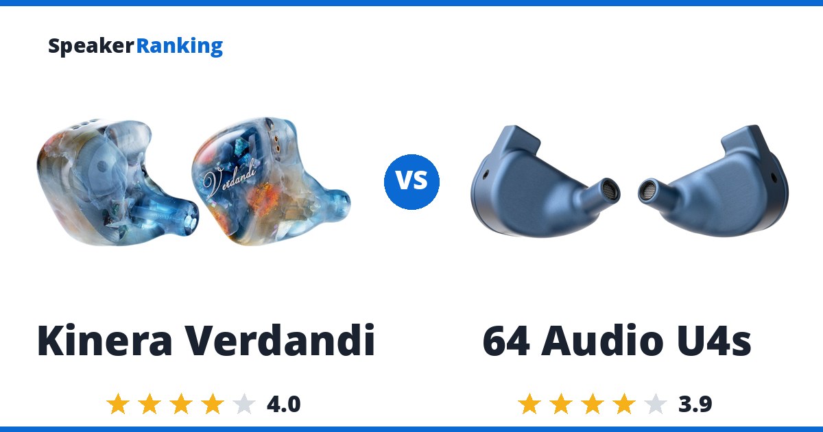 Kinera Verdandi vs 64 Audio U4s