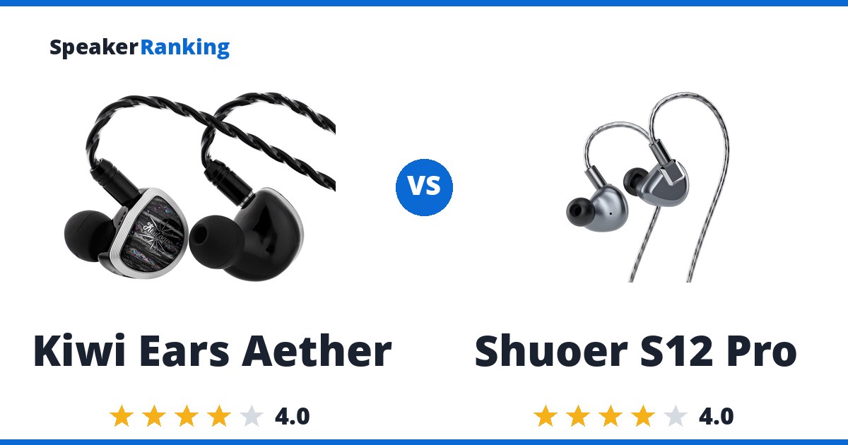 Kiwi Ears Aether vs Shuoer S12 Pro