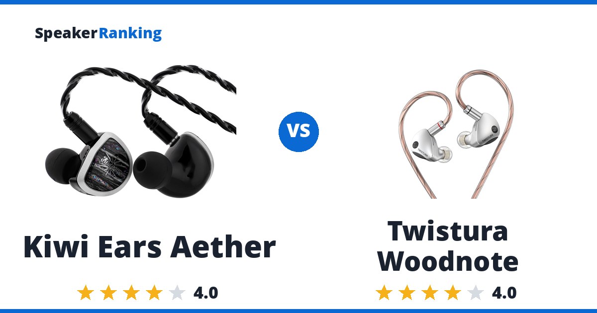 Kiwi Ears Aether vs Twistura Woodnote