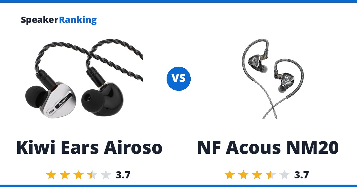 Kiwi Ears Airoso vs NF Acous NM20