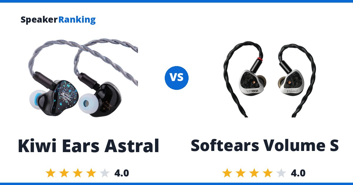 Kiwi Ears Astral vs Softears Volume S