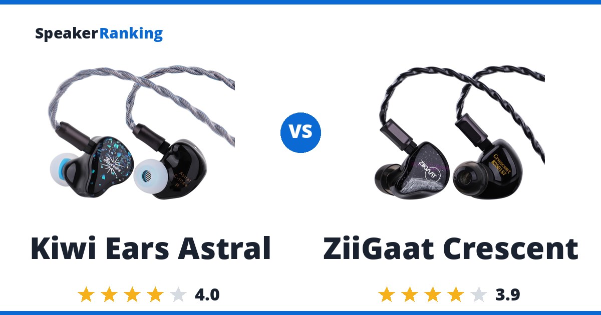Kiwi Ears Astral vs ZiiGaat Crescent