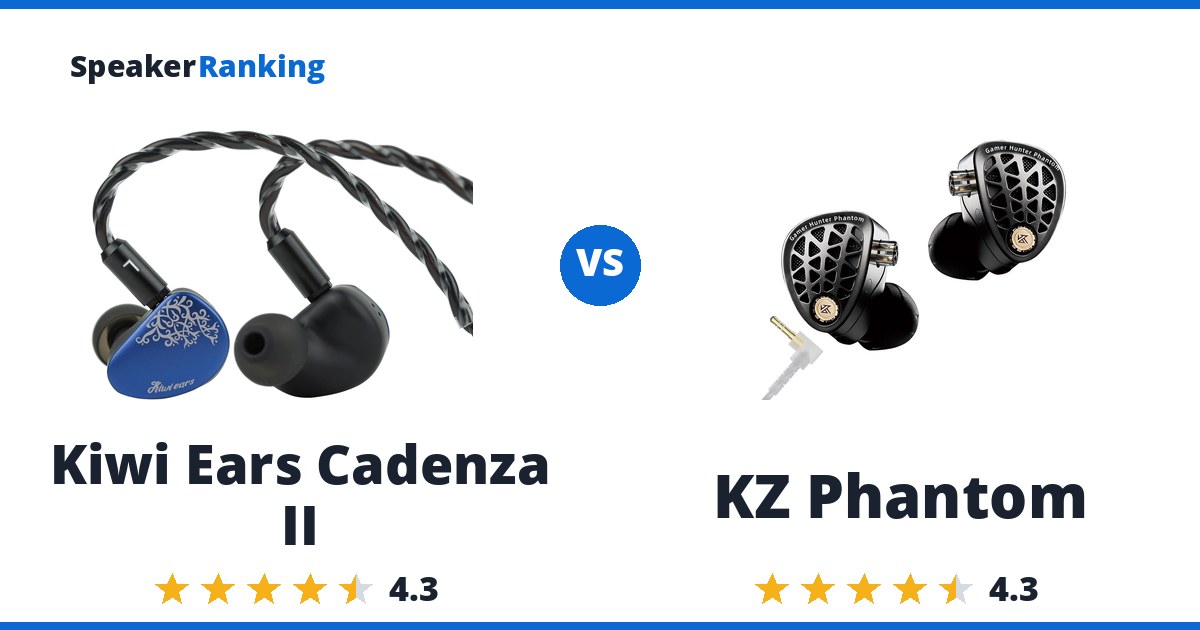 Kiwi Ears Cadenza II vs KZ Phantom