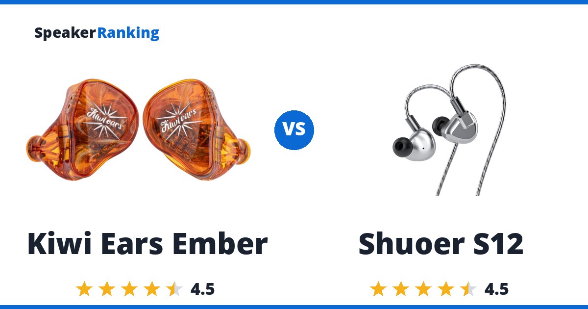 Kiwi Ears Ember vs Shuoer S12
