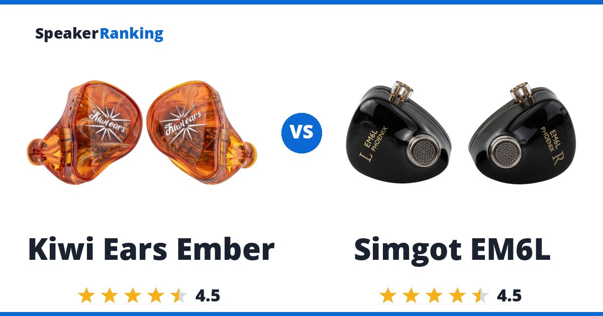 Kiwi Ears Ember vs Simgot EM6L