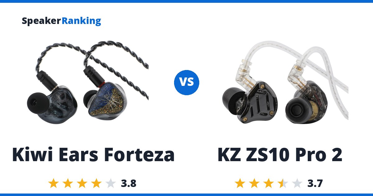 Kiwi Ears Forteza vs KZ ZS10 Pro 2