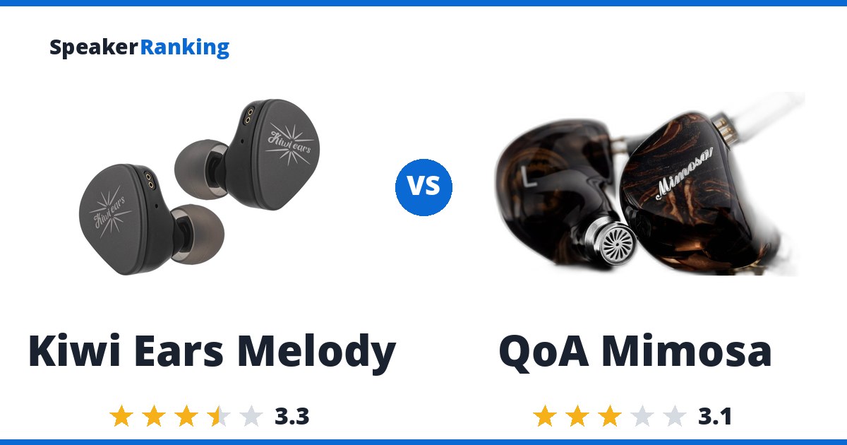 Kiwi Ears Melody vs QoA Mimosa
