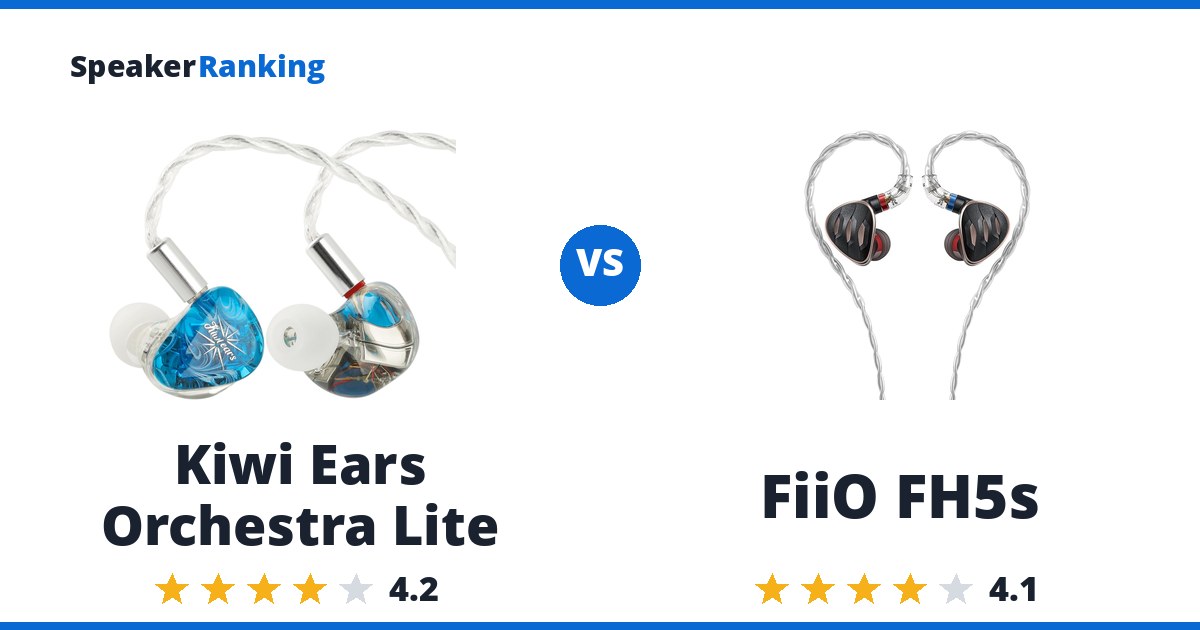 Kiwi Ears Orchestra Lite vs FiiO FH5s