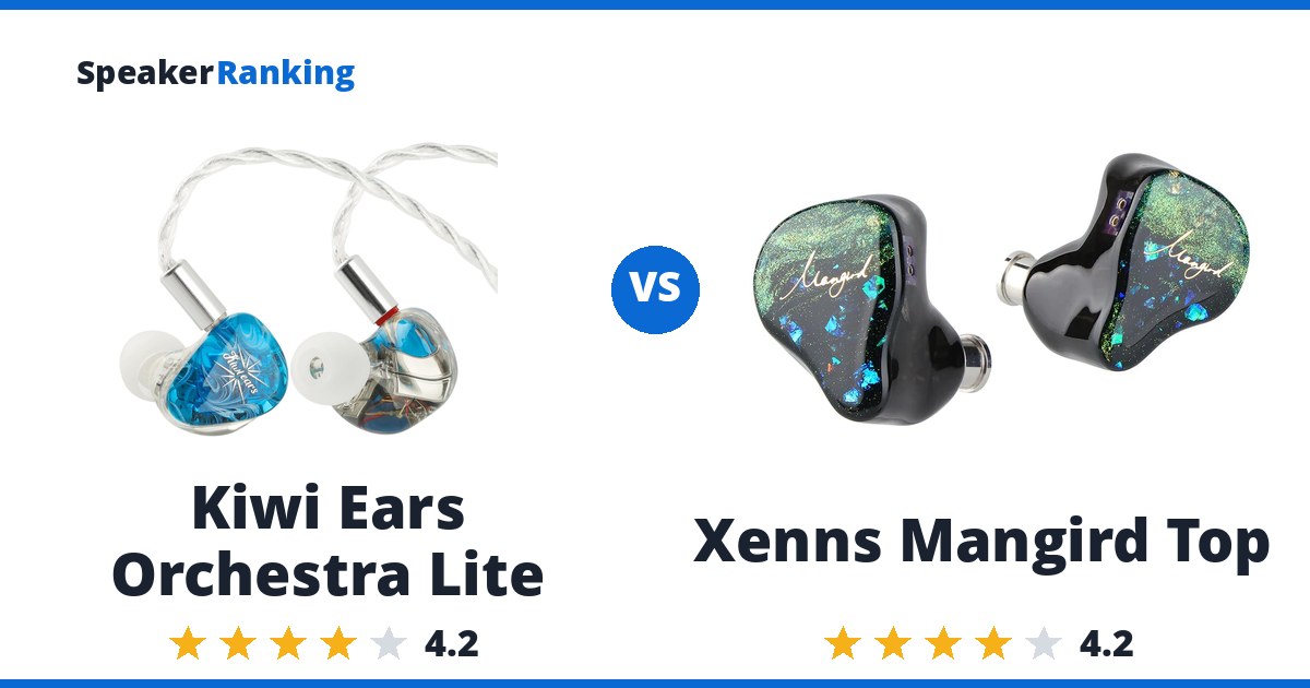 Kiwi Ears Orchestra Lite vs Xenns Mangird Top