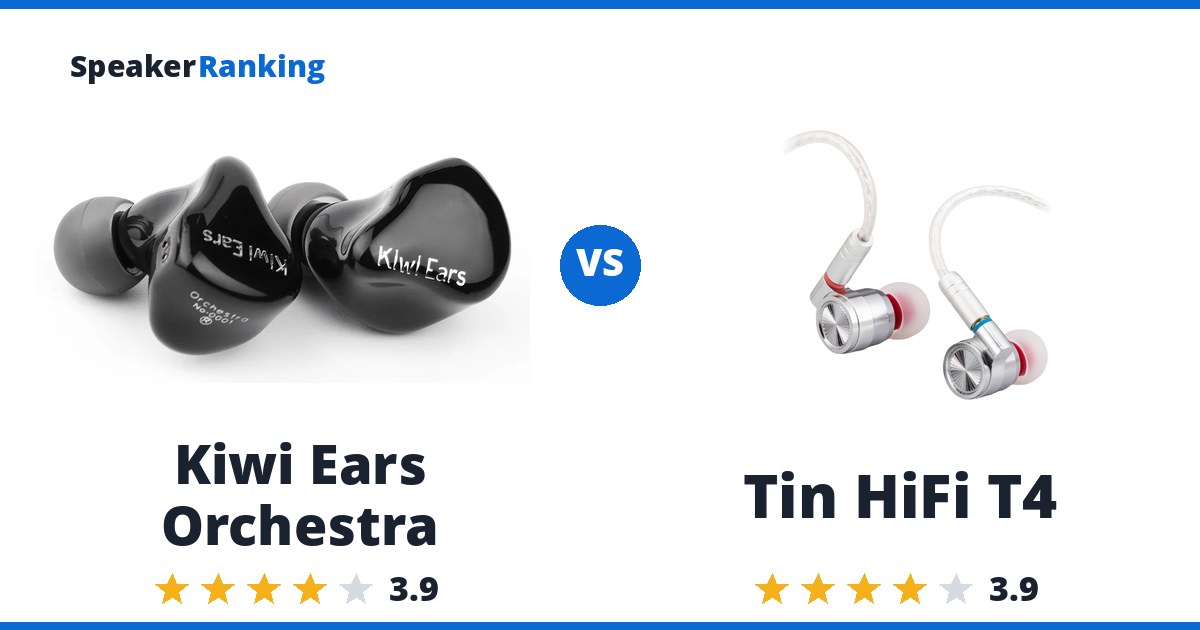 Kiwi Ears Orchestra vs Tin HiFi T4
