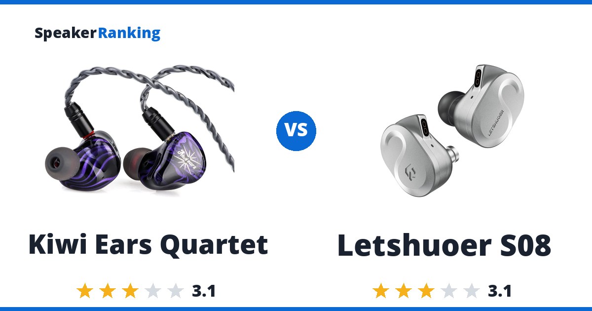 Kiwi Ears Quartet vs Letshuoer S08
