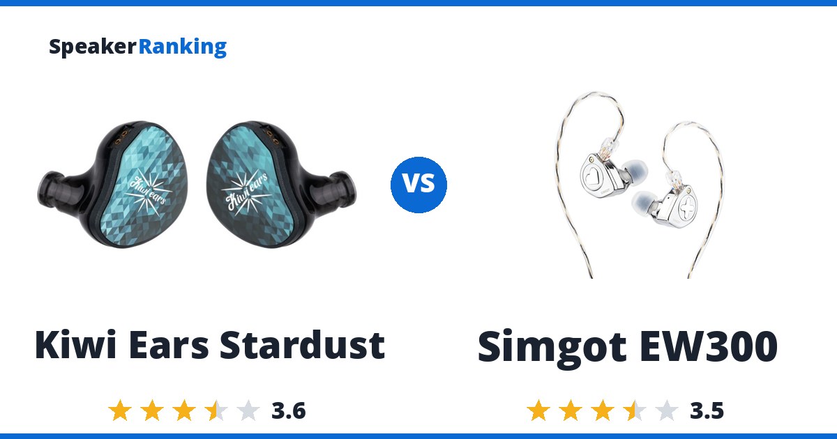 Kiwi Ears Stardust vs Simgot EW300