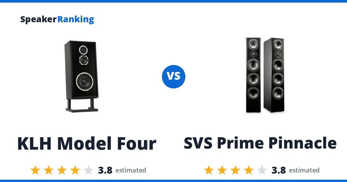 KLH Model Four vs SVS Prime Pinnacle