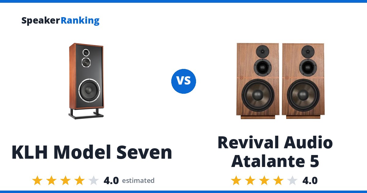 KLH Model Seven vs Revival Audio Atalante 5