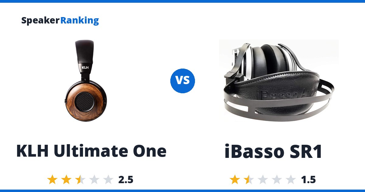 KLH Ultimate One vs iBasso SR1