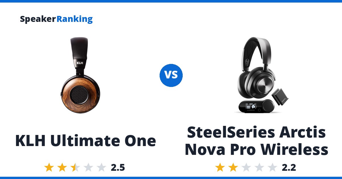 KLH Ultimate One vs SteelSeries Arctis Nova Pro Wireless