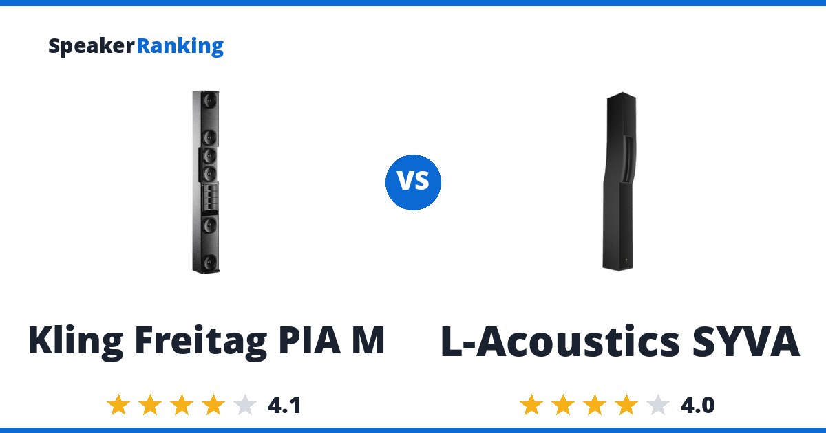 Kling Freitag PIA M vs L-Acoustics SYVA