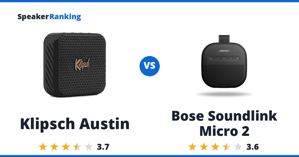Klipsch Austin vs Bose Soundlink Micro 2