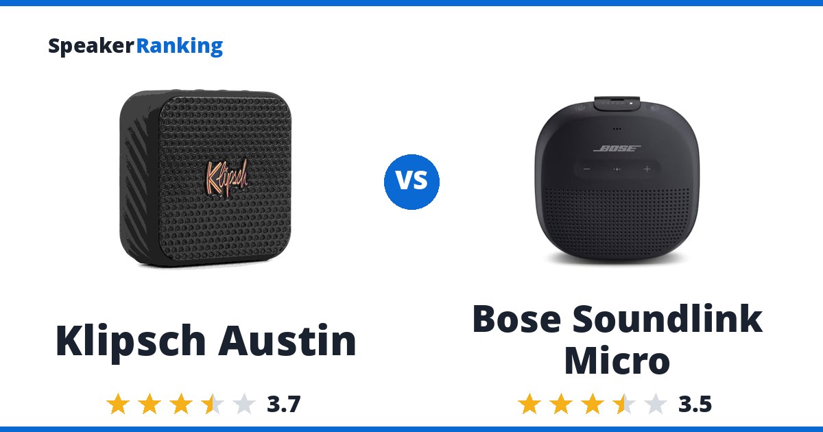 Klipsch Austin vs Bose Soundlink Micro