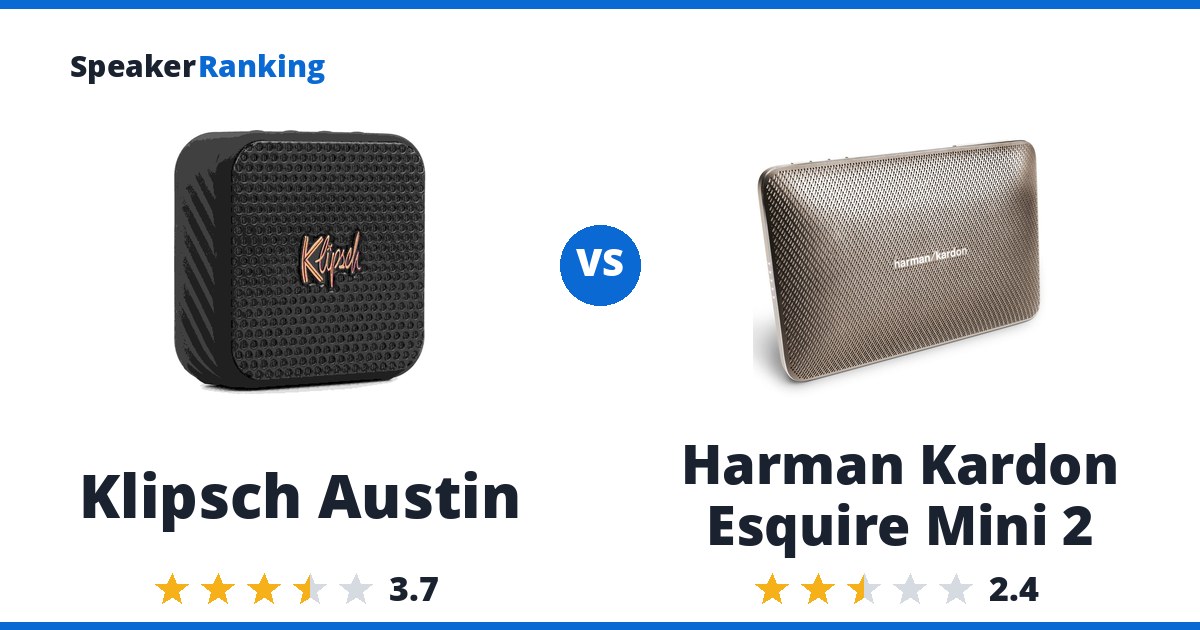 Klipsch Austin vs Harman Kardon Esquire Mini 2