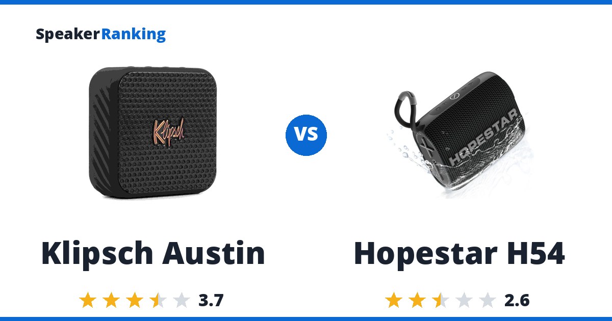 Klipsch Austin vs Hopestar H54