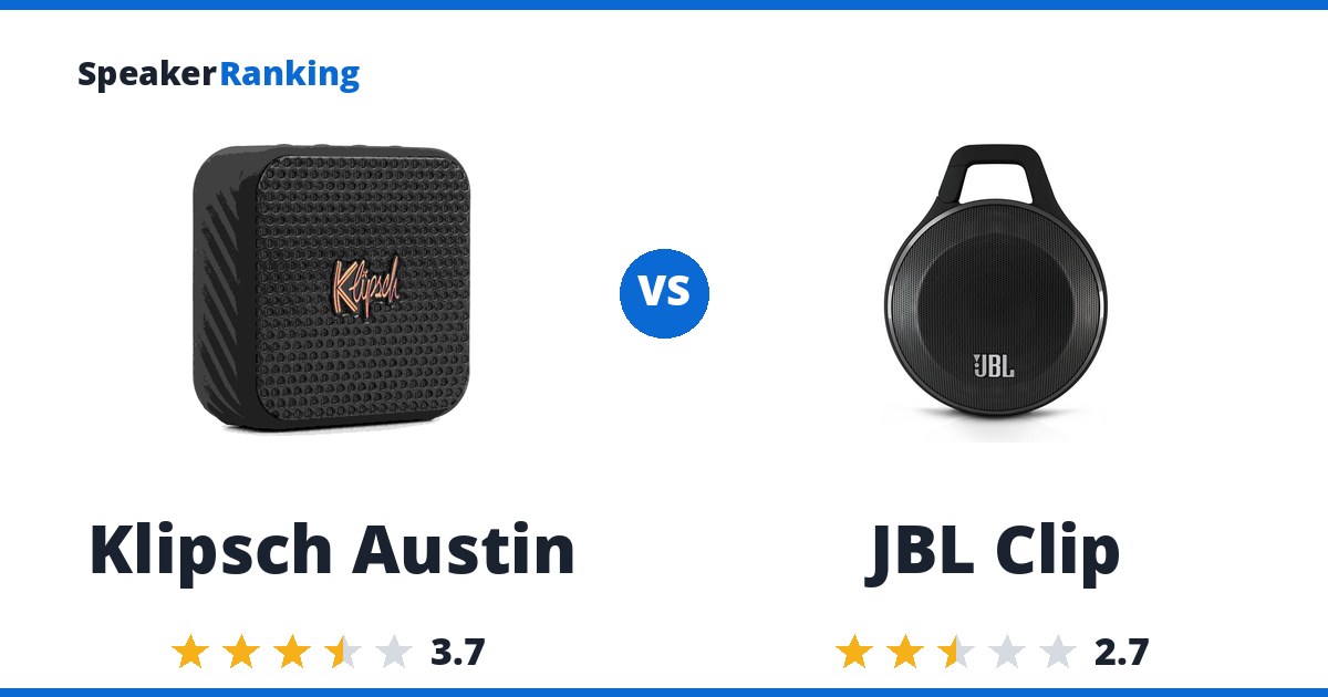 Klipsch Austin vs JBL Clip