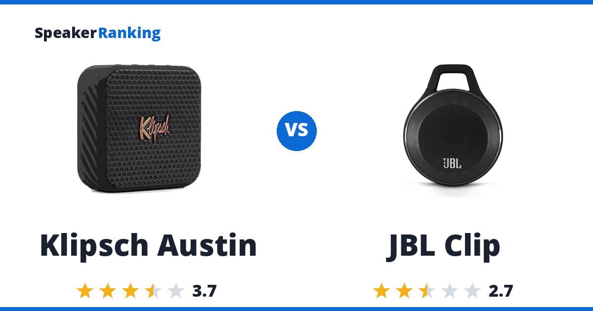 Klipsch Austin vs JBL Clip