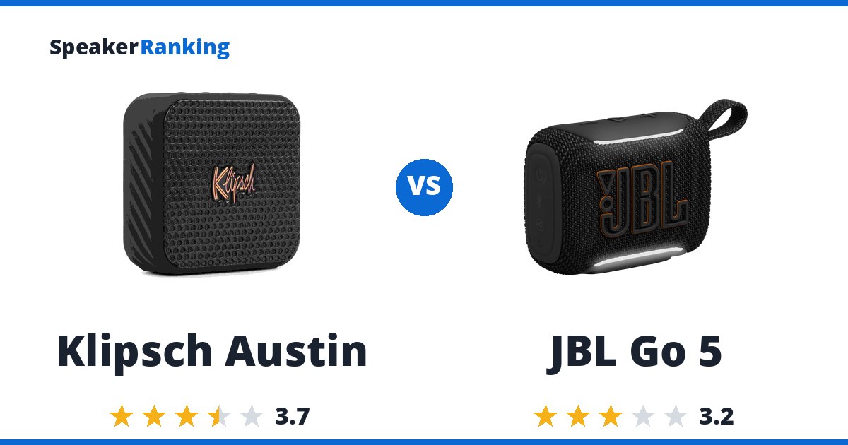 Klipsch Austin vs JBL Go 5