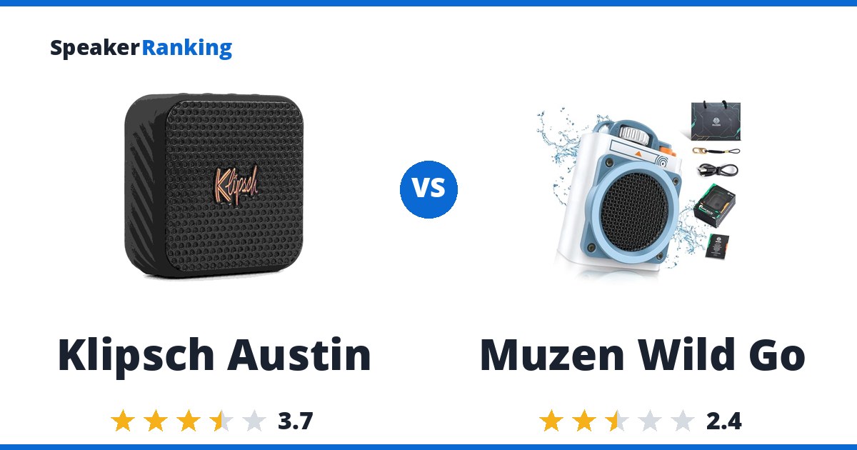 Klipsch Austin vs Muzen Wild Go