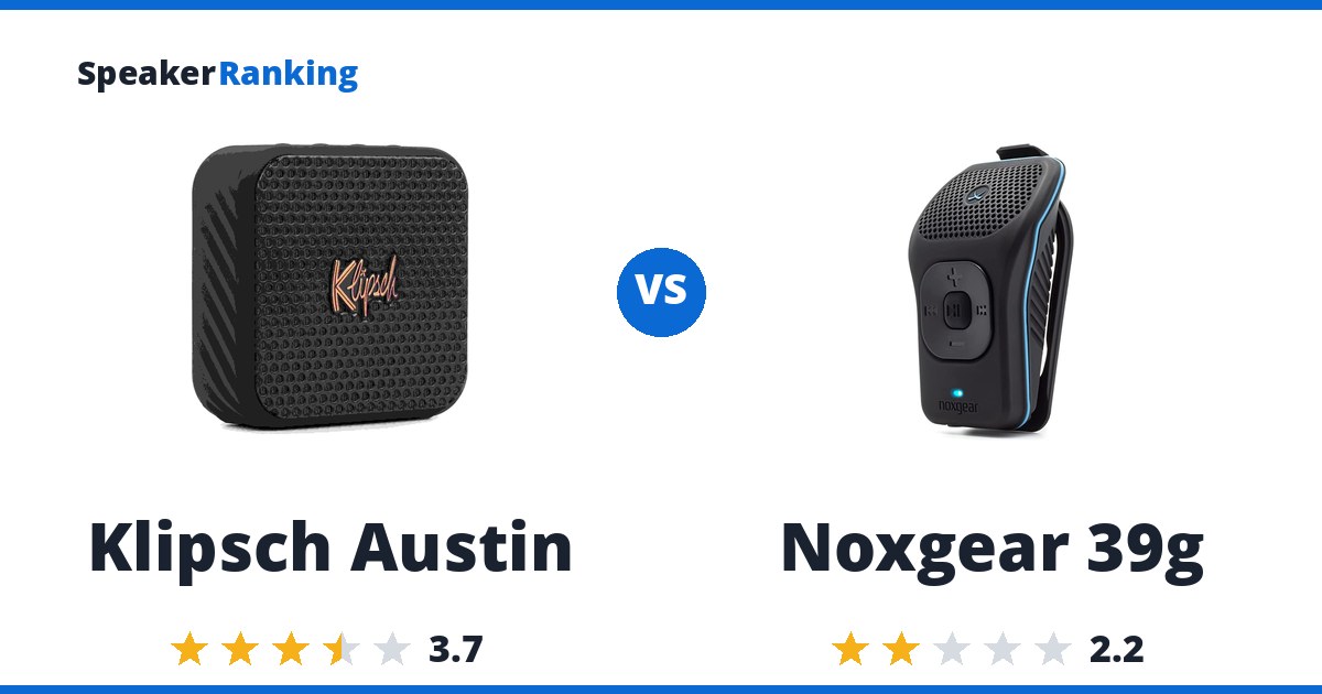 Klipsch Austin vs Noxgear 39g