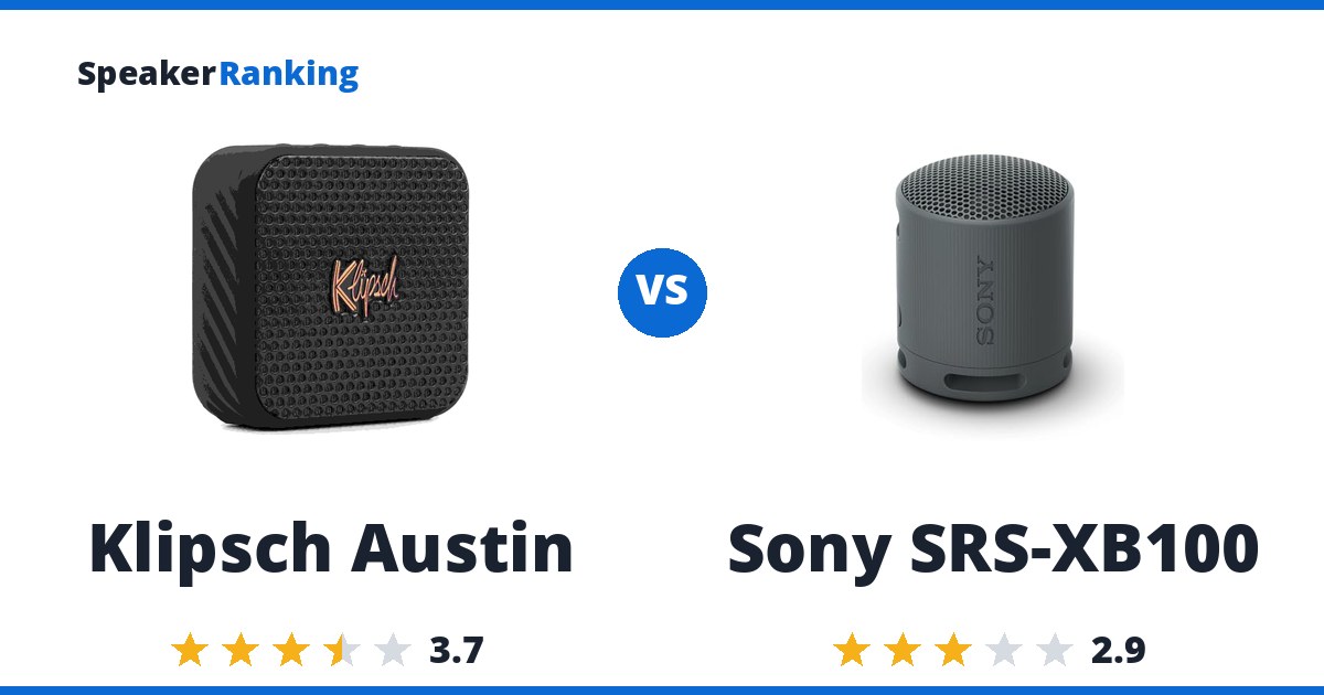 Klipsch Austin vs Sony SRS-XB100