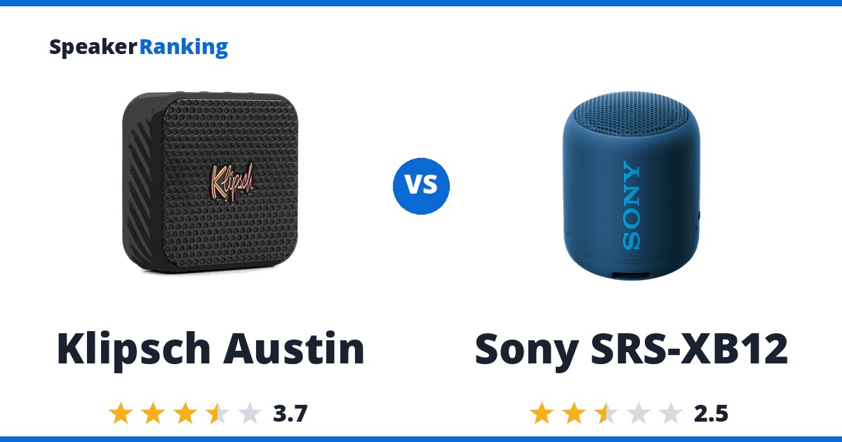 Klipsch Austin vs Sony SRS-XB12