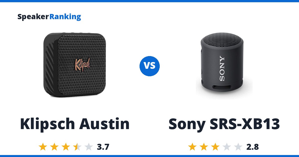 Klipsch Austin vs Sony SRS-XB13
