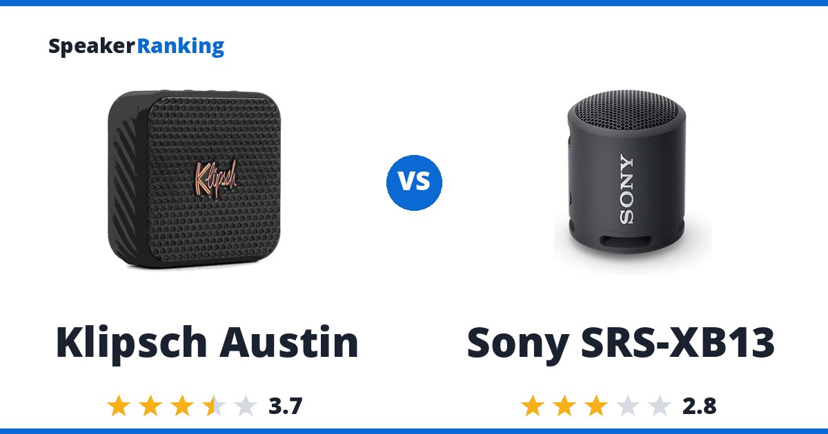 Klipsch Austin vs Sony SRS-XB13