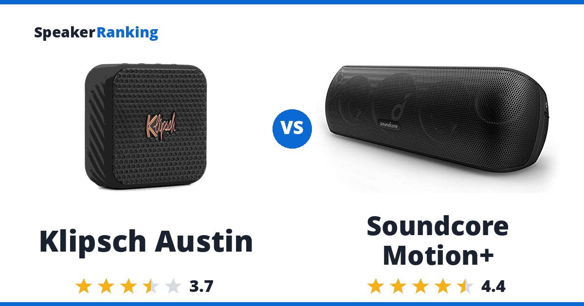 Klipsch Austin vs Soundcore Motion+