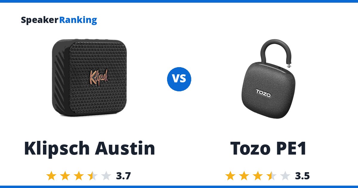 Klipsch Austin vs Tozo PE1