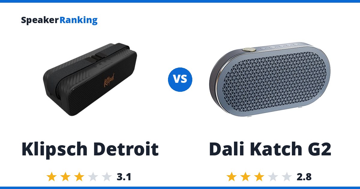 Klipsch Detroit vs Dali Katch G2