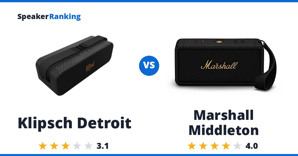 Klipsch Detroit vs Marshall Middleton