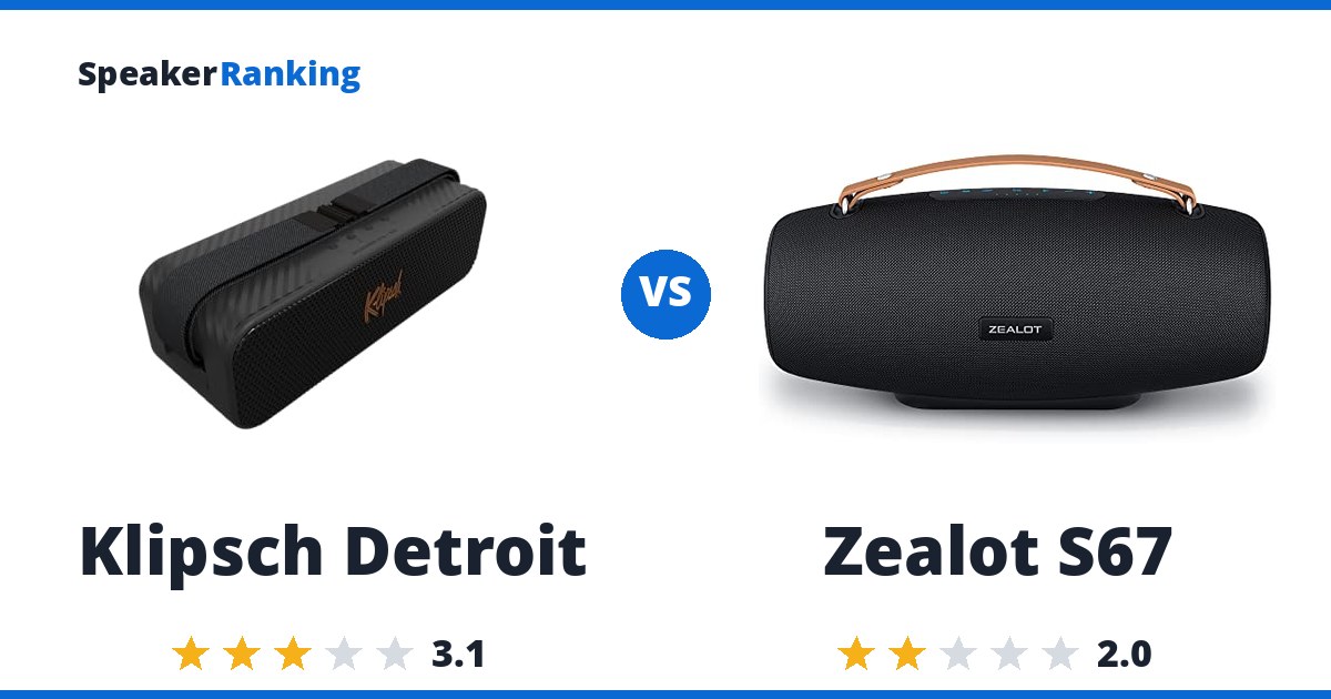 Klipsch Detroit vs Zealot S67