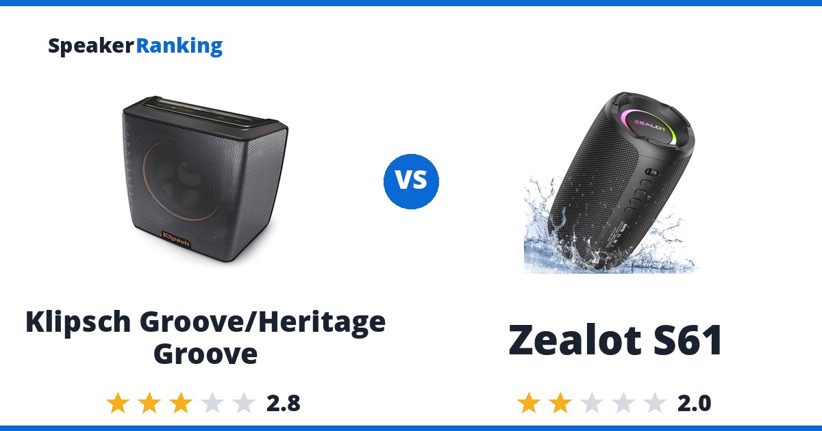Klipsch Groove/Heritage Groove vs Zealot S61