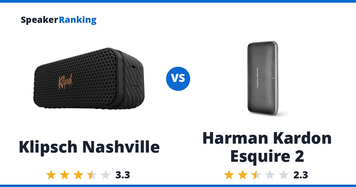 Klipsch Nashville vs Harman Kardon Esquire 2