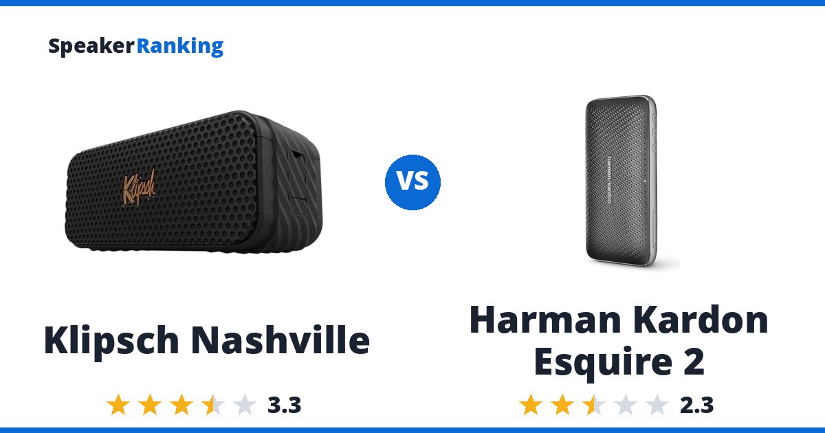 Klipsch Nashville vs Harman Kardon Esquire 2