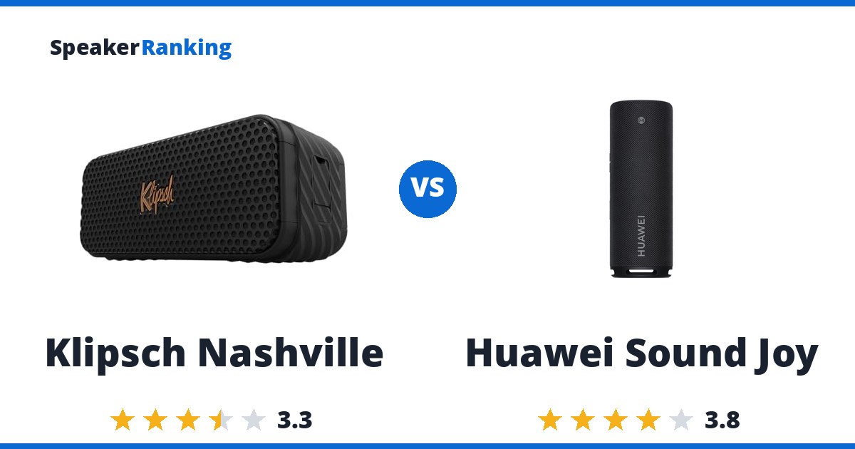 Klipsch Nashville vs Huawei Sound Joy