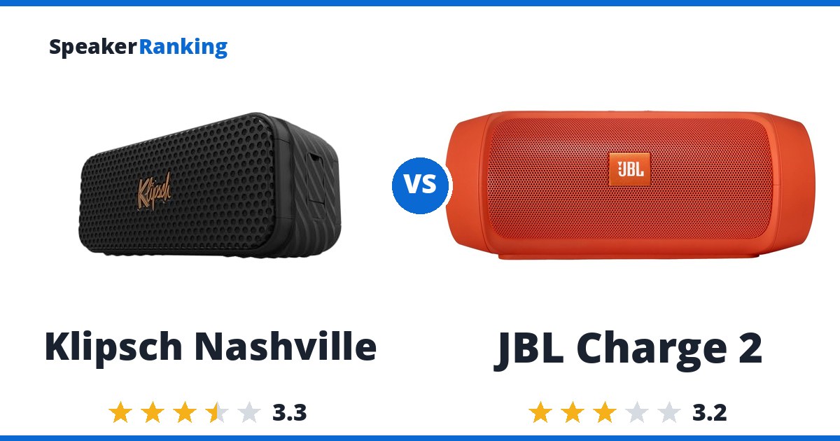 Klipsch Nashville vs JBL Charge 2
