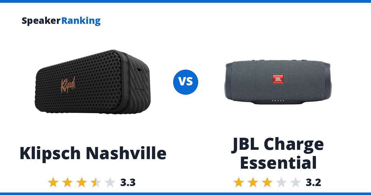 Klipsch Nashville vs JBL Charge Essential