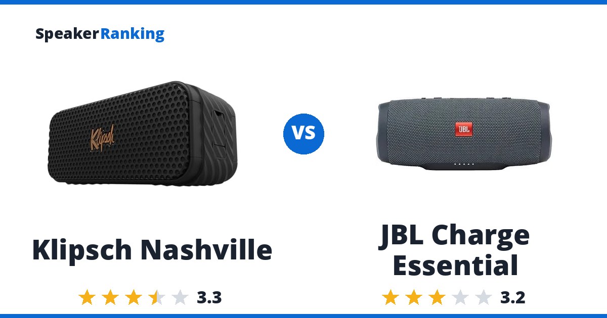 Klipsch Nashville vs JBL Charge Essential