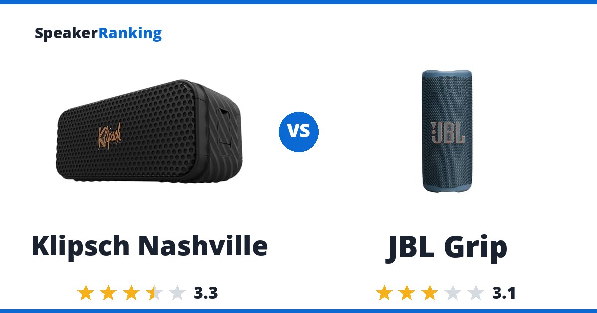 Klipsch Nashville vs JBL Grip
