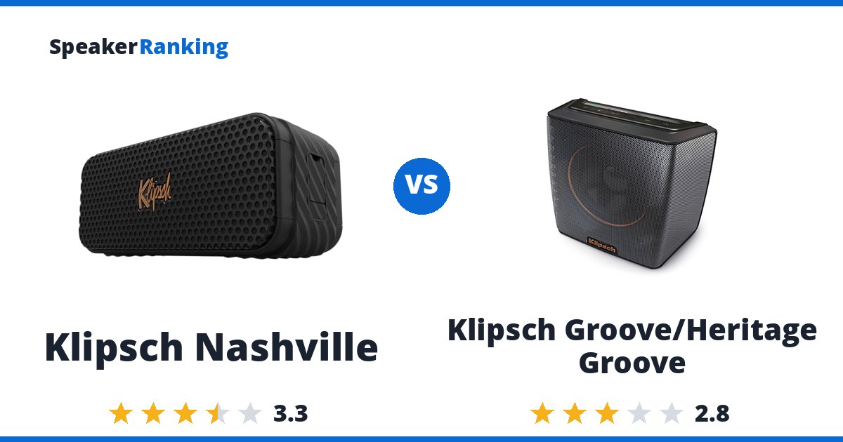 Klipsch Nashville vs Klipsch Groove/Heritage Groove