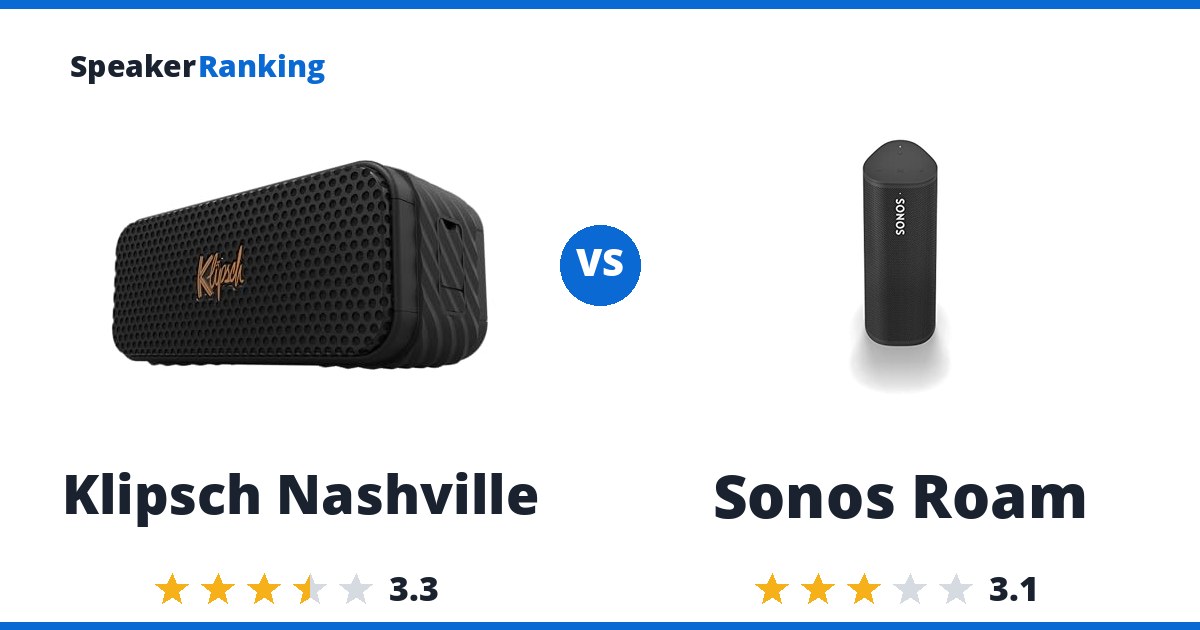 Klipsch Nashville vs Sonos Roam