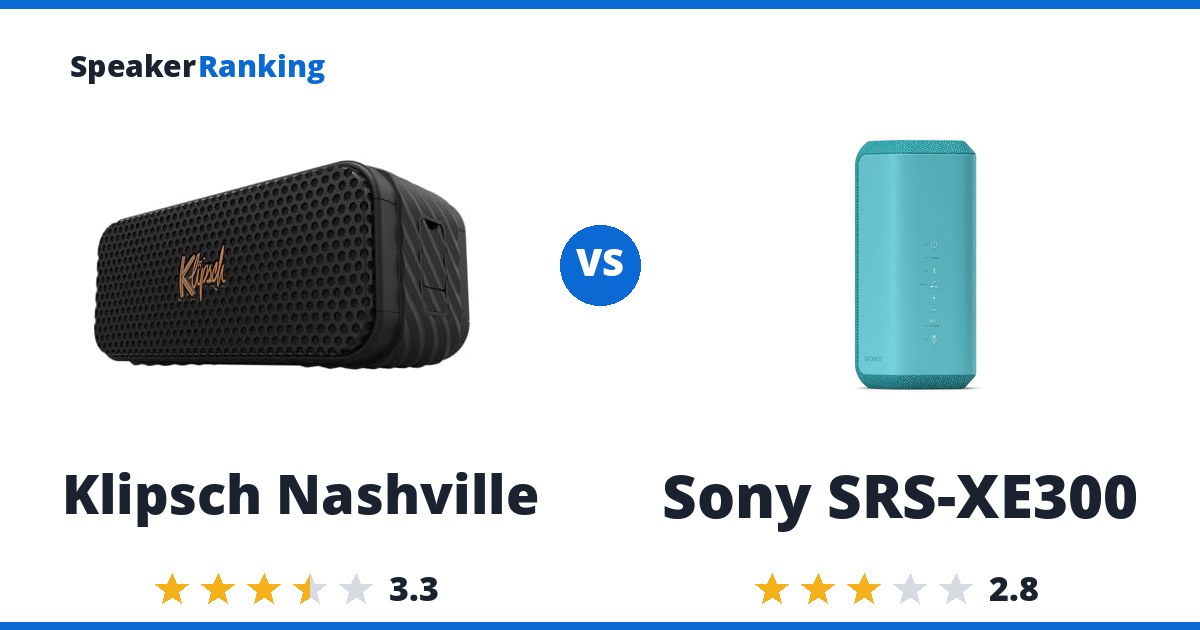 Klipsch Nashville vs Sony SRS-XE300